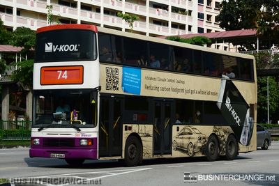 Bus 74 - SBS Transit Volvo Olympian (SBS9494A)