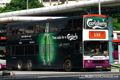 Bus 132 - SBS Transit Volvo Olympian (SBS9500R)