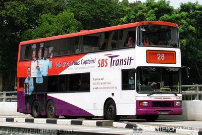Bus 28 - SBS Transit Volvo Olympian (SBS9509S)