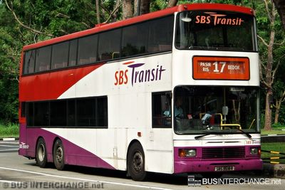 Bus 17 - SBS Transit Volvo Olympian (SBS9518R)