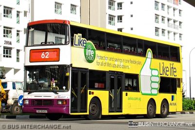 Bus 62 - SBS Transit Volvo Olympian (SBS9540A)