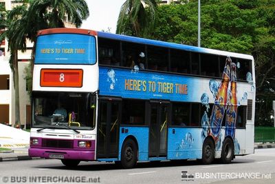 Bus 8 - SBS Transit Volvo Olympian (SBS9554K)