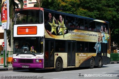 Bus 8 - SBS Transit Volvo Olympian (SBS9573E)