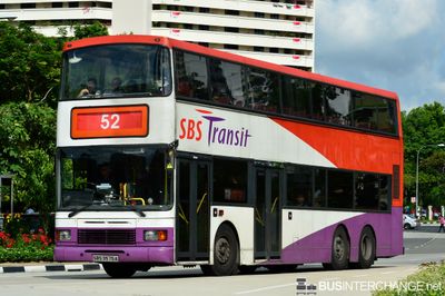 Bus 52 - SBS Transit Volvo Olympian (SBS9575A)