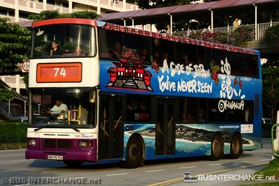Bus 74 - SBS Transit Volvo Olympian (SBS9575A)