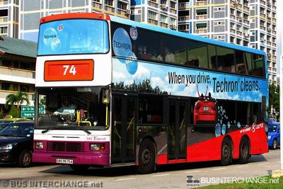Bus 74 - SBS Transit Volvo Olympian (SBS9575A)