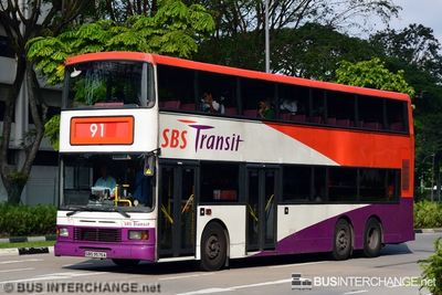 Bus 91 - SBS Transit Volvo Olympian (SBS9575A)
