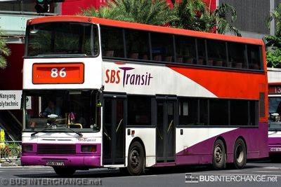 Bus 86 - SBS Transit Volvo Olympian (SBS9577U)