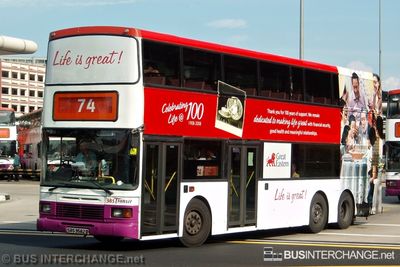 Bus 74 - SBS Transit Volvo Olympian (SBS9582D)