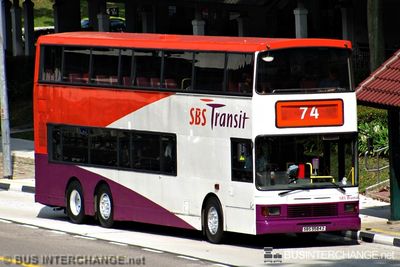 Bus 74 - SBS Transit Volvo Olympian (SBS9584Z)