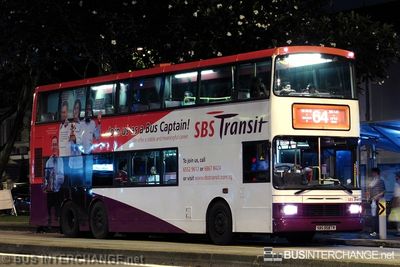 Bus 64 - SBS Transit Volvo Olympian (SBS9587R)
