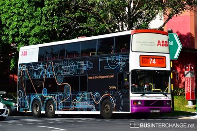 Bus 74 - SBS Transit Volvo Olympian (SBS9591C)