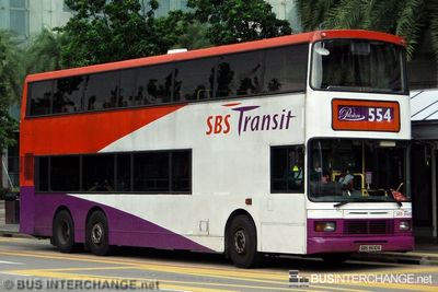 Bus 554 - SBS Transit Volvo Olympian (SBS9610G)