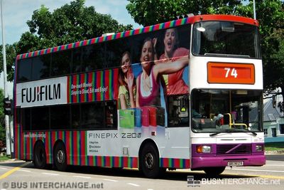 Bus 74 - SBS Transit Volvo Olympian (SBS9612B)