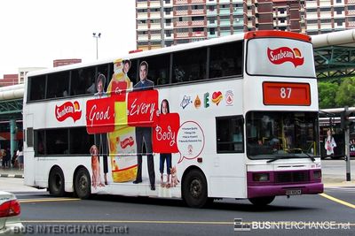 Bus 87 - SBS Transit Volvo Olympian (SBS9652K)