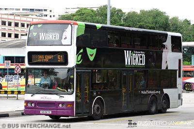 Bus 51 - SBS Transit Dennis Trident III (SBS9671E)
