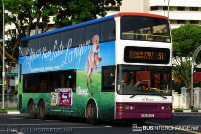 Bus 51 - SBS Transit Dennis Trident III (SBS9671E)