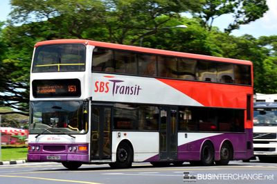 Bus 151 - SBS Transit Dennis Trident III (SBS9672C)