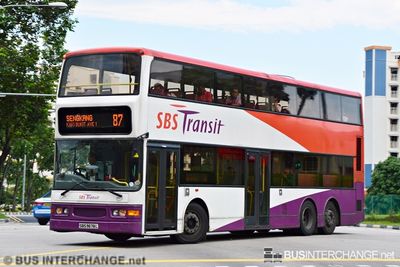 Bus 87 - SBS Transit Dennis Trident III (SBS9678L)
