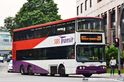 Bus 20 - SBS Transit Volvo B10TL (SBS9801Y)