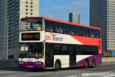 Bus 553 - SBS Transit Volvo B10TL (SBS9801Y)