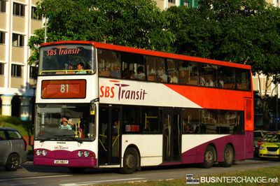 Bus 81 - SBS Transit Volvo B10TL (SBS9801Y)