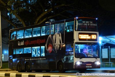 Bus 143 - SBS Transit Volvo B10TL (SBS9802U)