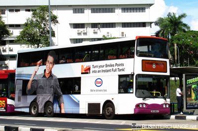 Bus 8 - SBS Transit Volvo B10TL (SBS9802U)