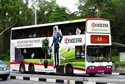 Bus 22 - SBS Transit Volvo B10TL (SBS9804P)