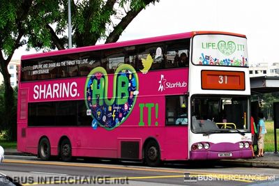 Bus 31 - SBS Transit Volvo B10TL (SBS9816E)