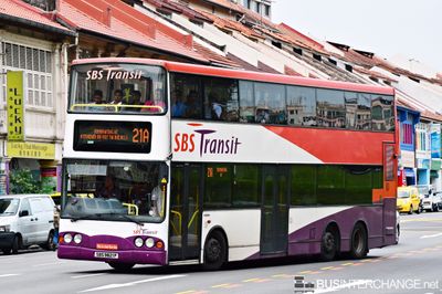 Bus 21A - SBS Transit Volvo B10TL (SBS9821P)