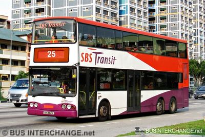 Bus 25 - SBS Transit Volvo B10TL (SBS9821P)