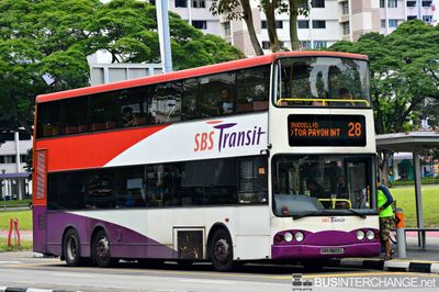 Bus 28 - SBS Transit Volvo B10TL (SBS9822L)