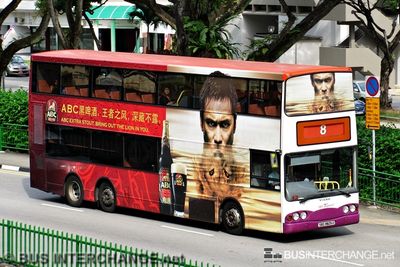 Bus 8 - SBS Transit Volvo B10TL (SBS9825D)