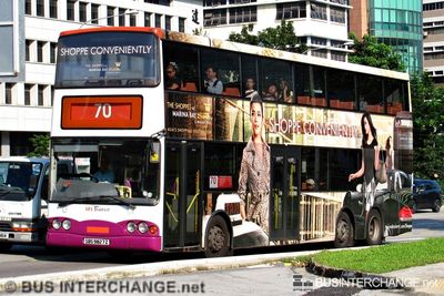 Bus 70 - SBS Transit Volvo B10TL (SBS9827Z)