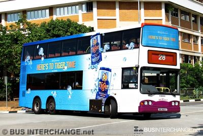 Bus 28 - SBS Transit Volvo B10TL (SBS9829T)