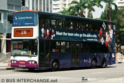 Bus 28 - SBS Transit Volvo B10TL (SBS9839P)