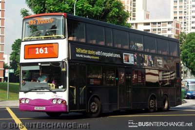 Bus 161 - SBS Transit Volvo B10TL (SBS9845X)