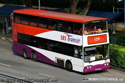 Bus 139 - SBS Transit Volvo B10TL (SBS9847R)