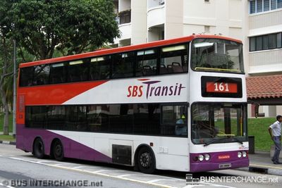 Bus 161 - SBS Transit Volvo B10TL (SBS9888Y)