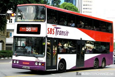 Bus 56 - SBS Transit Volvo B10TL (SBS9888Y)
