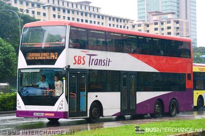 Bus 143 - SBS Transit Volvo B10TL (SBS9889U)