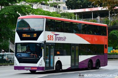 Bus 25 - SBS Transit Volvo B10TL (SBS9889U)