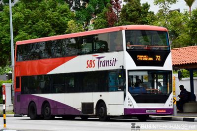 Bus 72 - SBS Transit Volvo B10TL (SBS9889U)