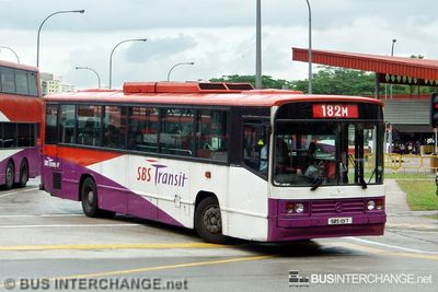 Bus 182M - SBS Transit Mercedes-Benz O405 (SBS101T)
