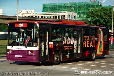 Bus 28 - SBS Transit Mercedes-Benz O405 (SBS131G)