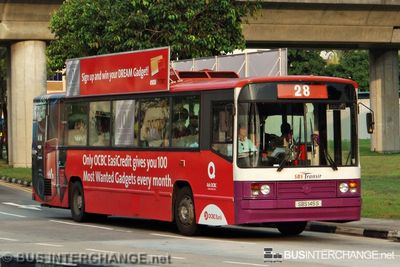Bus 28 - SBS Transit Mercedes-Benz O405 (SBS145S)