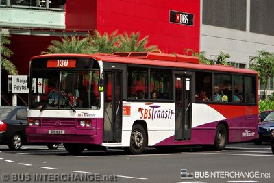 Bus 130 - SBS Transit Mercedes-Benz O405 (SBS156K)