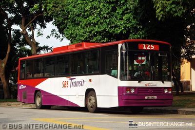 Bus 125 - SBS Transit Mercedes-Benz O405 (SBS196U)