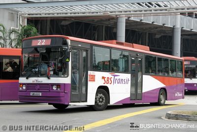 Bus 22 - SBS Transit Mercedes-Benz O405 (SBS222C)